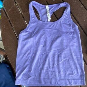 Lululemon womens swiftly tank race length crop version size 6